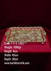 Lice Bakır Telkari Tepsi