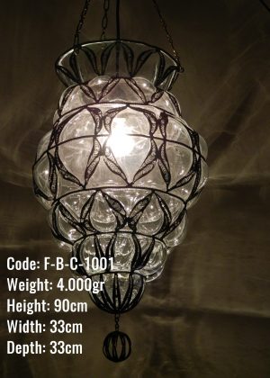 Üfleme Cam Telkari Askılı Lamba FBC 1000