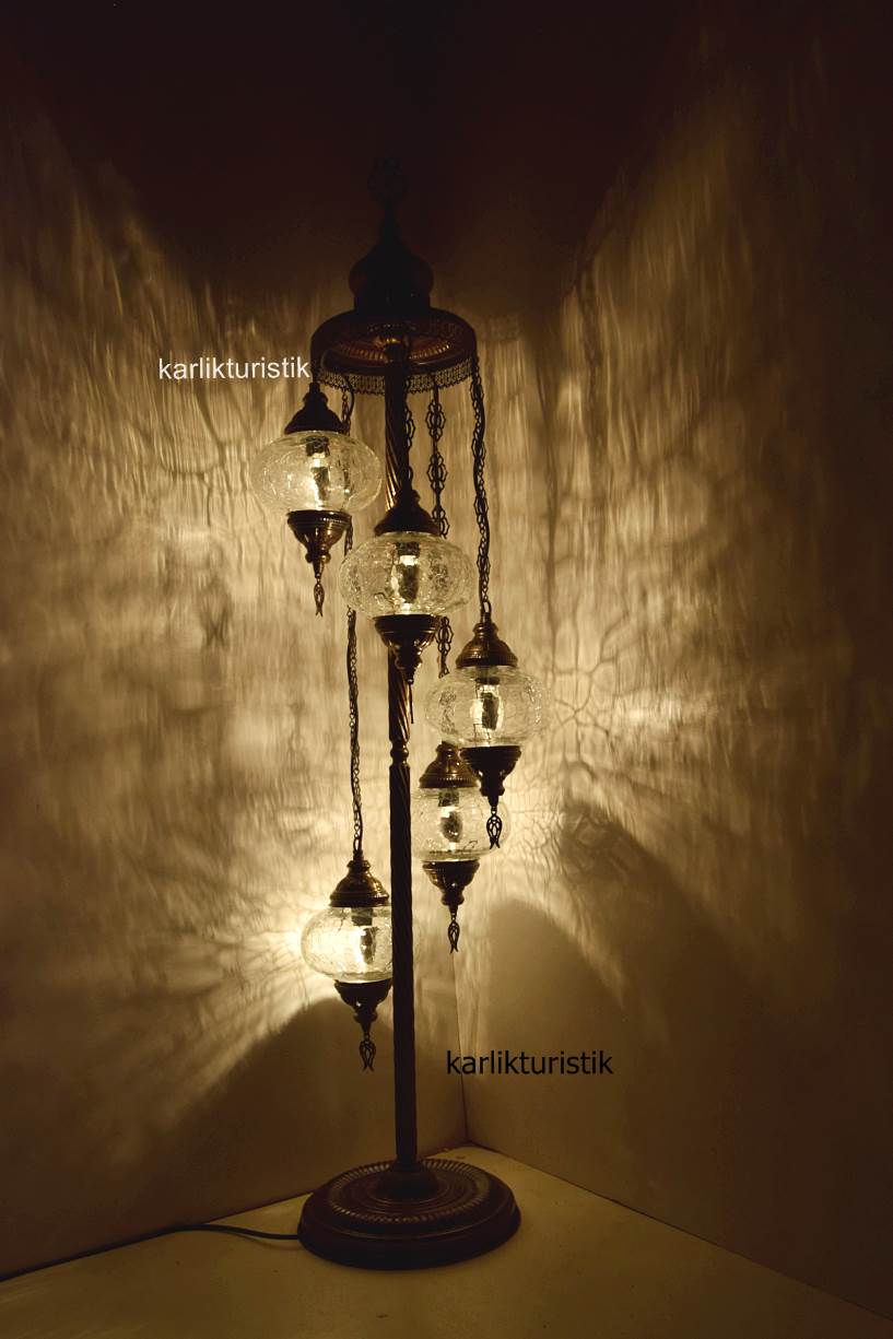 Osmanlı Lambader,otantik Ayaklı Lamba Şefaf Dekoratif107