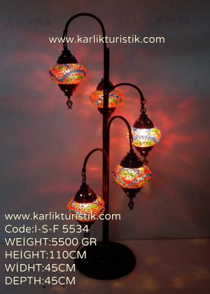 Mozaik Lamba Dekoratif Lambader 5 Lİ oltalı -I-S-F-5534