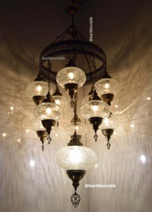 hotel avizeleri otantik türk tarzı cafe avizesi 10+1 osmanlı decor avizeleri Aydınlatma Tavan Lambası I-S-C-5315