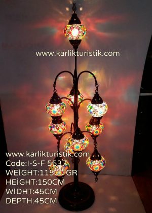 Mozaik Lamba Dekoratif Lambader 9+1  oltalı -I-S-F-5537
