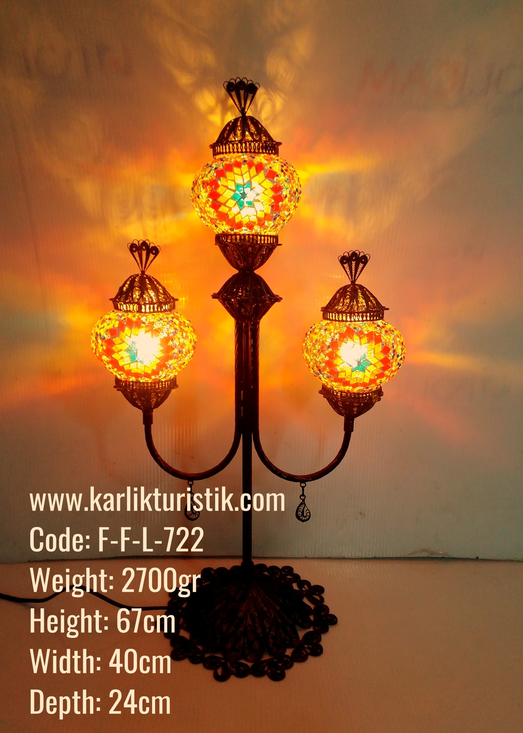 mozaik_şamdan_lambader